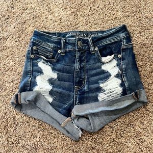 High rise American Eagle jean shorts